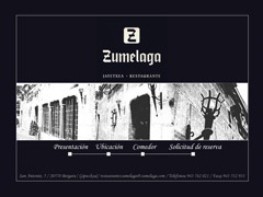 diseo web de Restaurante Zumelaga